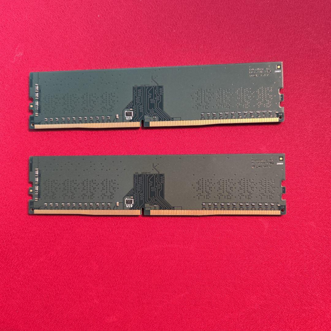 Crucial DDR4 8GB×2枚 16GBセット 2400MHz メモリー