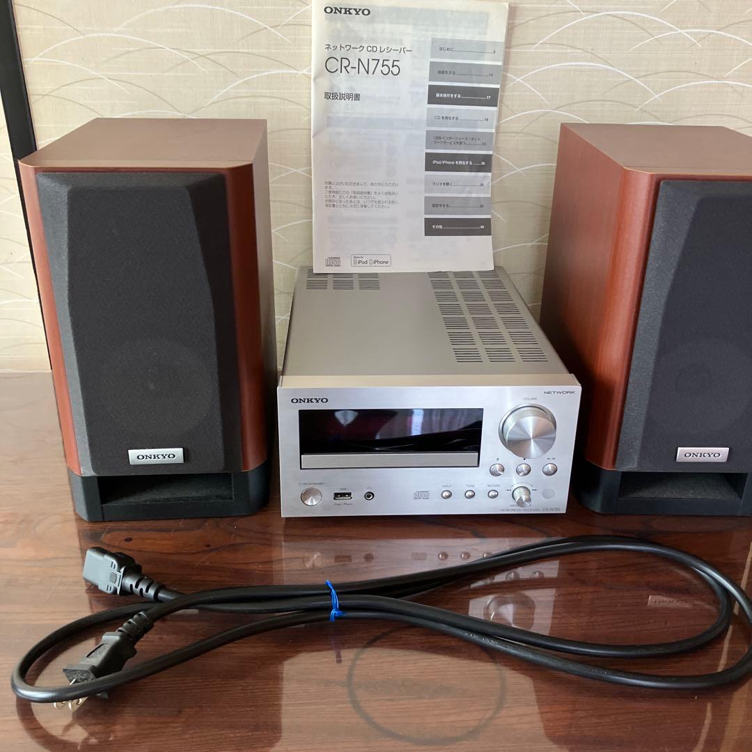 ONKYO CR-N755 ミニコンポ　液晶表示接触悪い