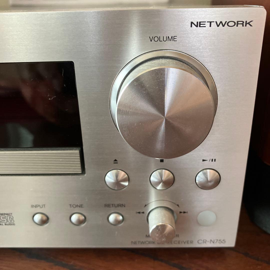 ONKYO CR-N755 ミニコンポ　液晶表示接触悪い
