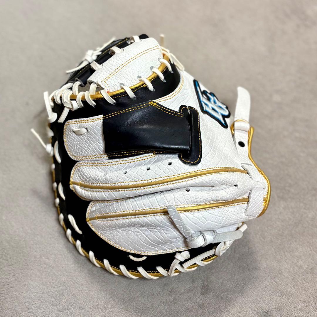 硬式 スペシャルオーダー キャッチャーミット ハイゴールド 捕手 野球