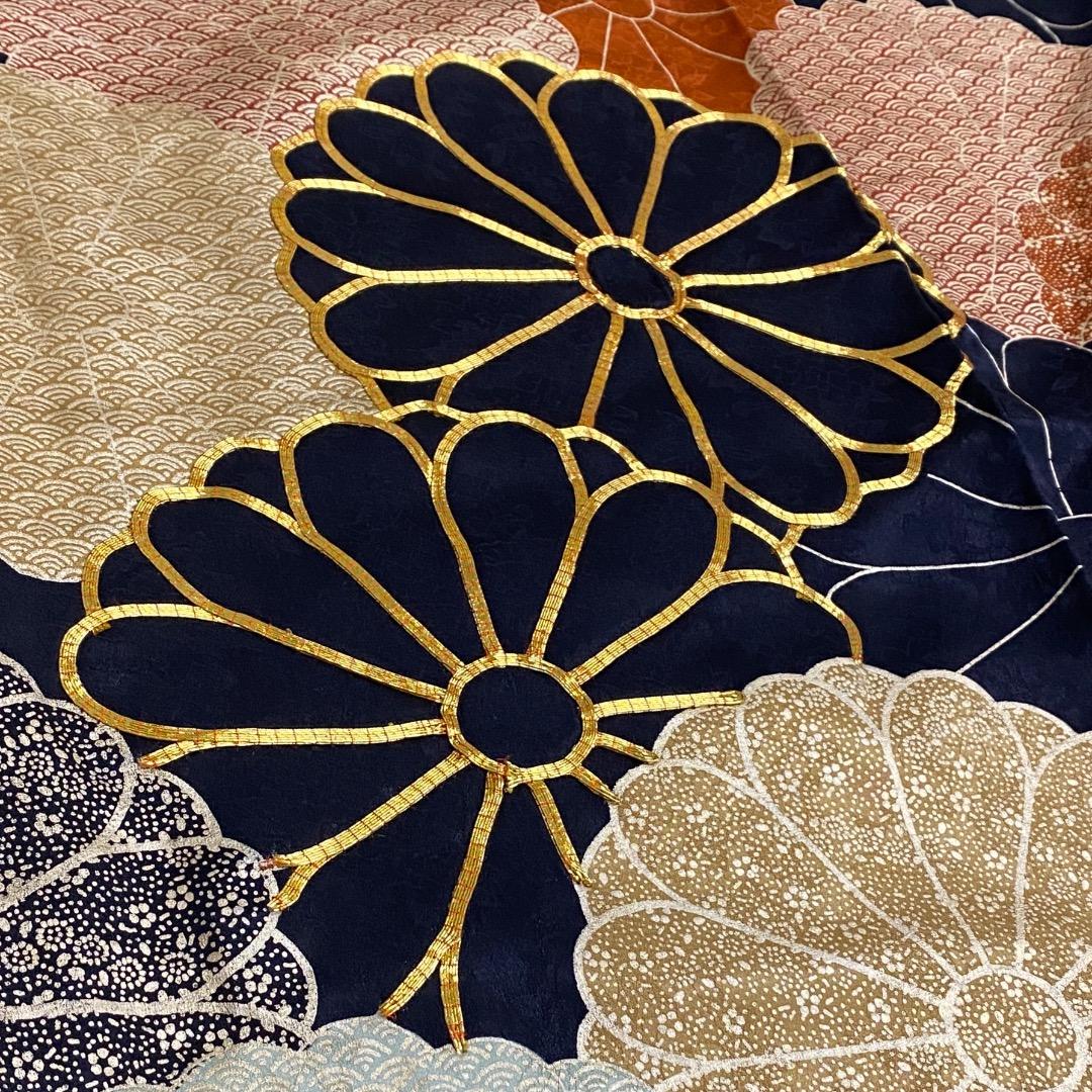 ⭐︎K0858 美品 逸品 豪華 古典 金彩 金駒刺繍 正絹 振袖