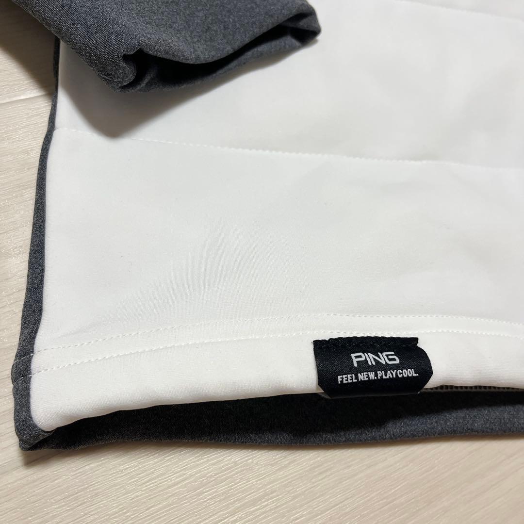専用 ピン PING 中綿 ハイネック エアーフレイク ゴルフ シャツ 冬