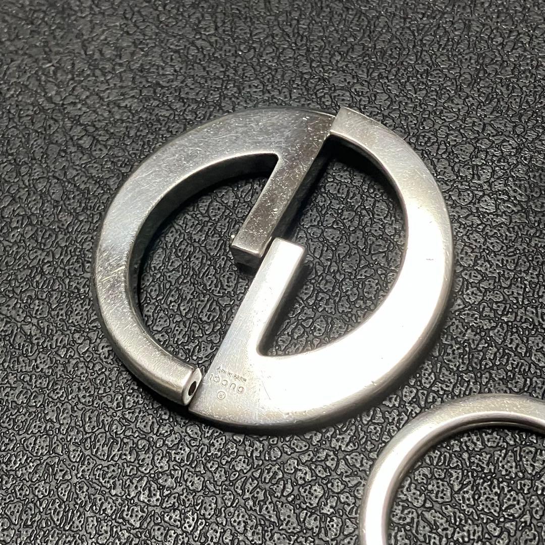 GUCCI グッチ シルバー925 SV SILVER キーホルダー キーリング