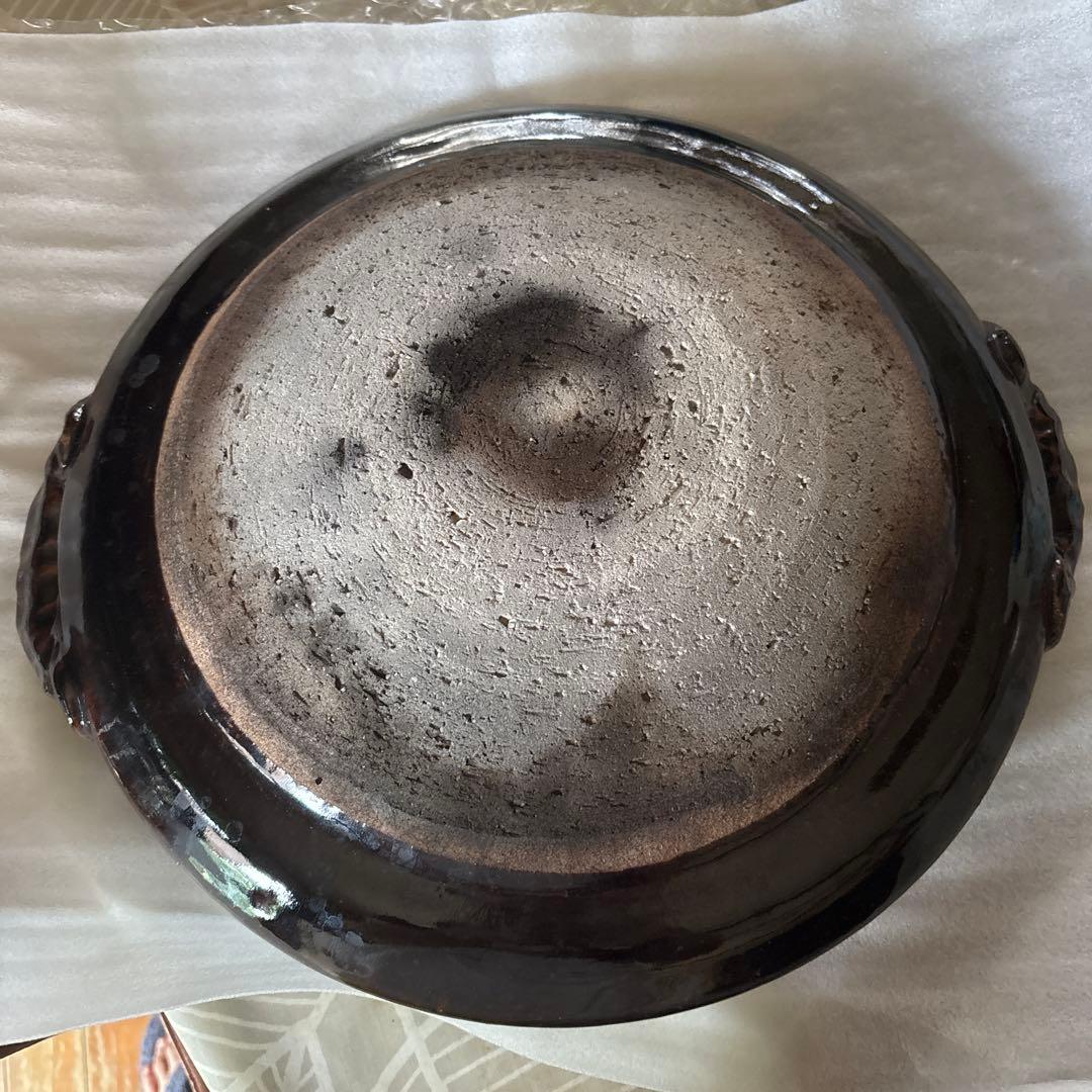 伊賀焼　土楽　蓋付き土鍋