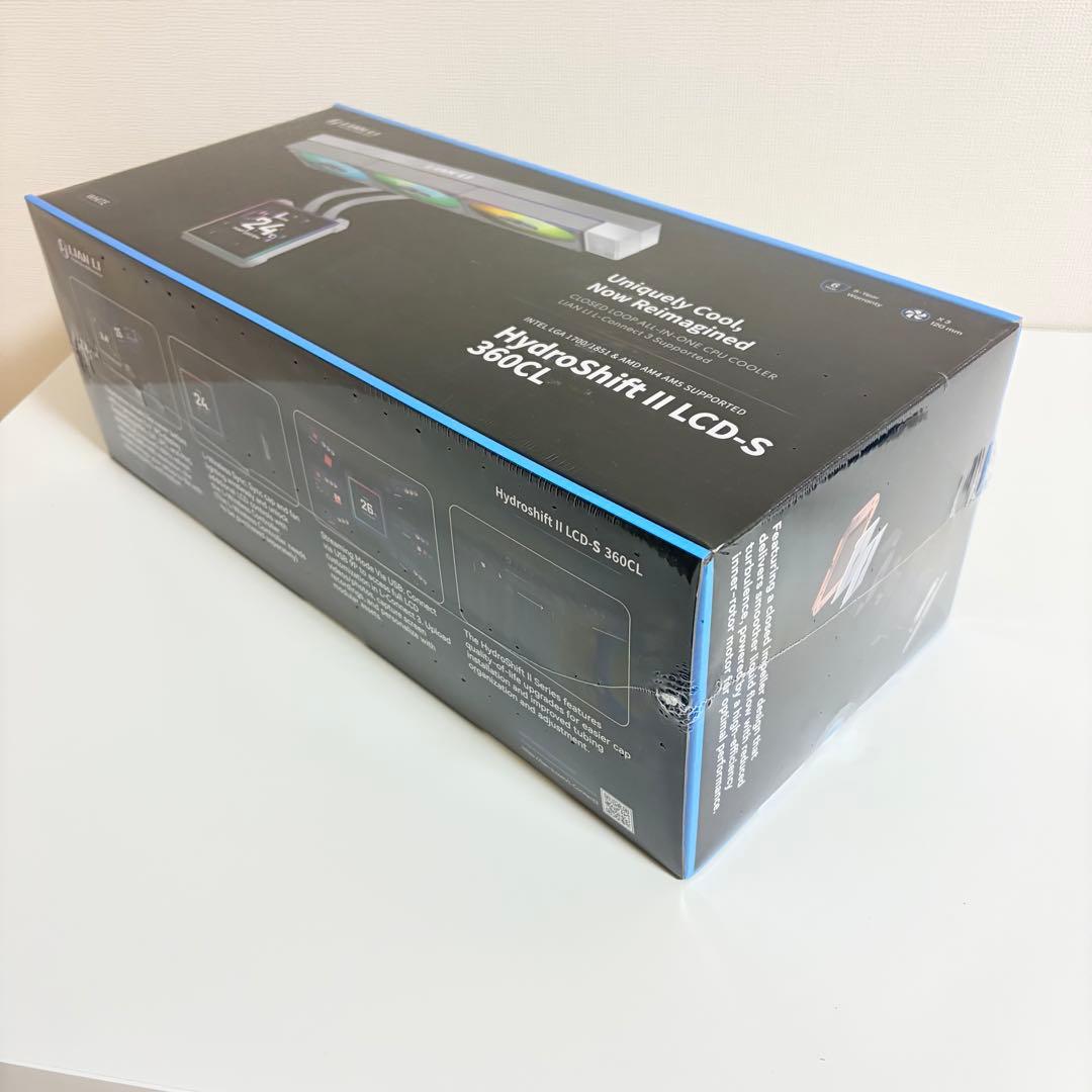 LianLi 保証書付き 最新 水冷CPUクーラー ホワイト IPS液晶