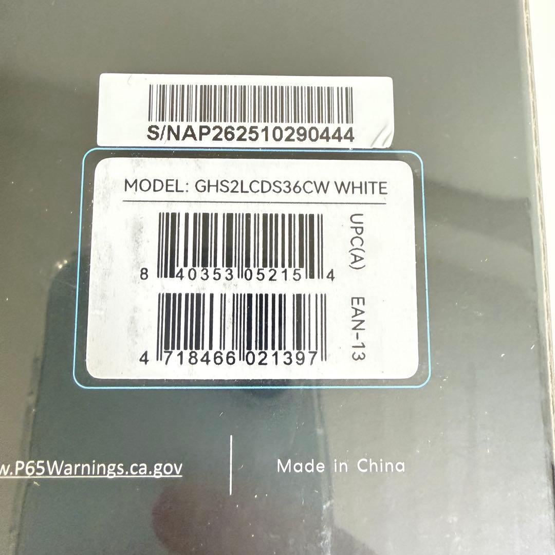 LianLi 保証書付き 最新 水冷CPUクーラー ホワイト IPS液晶