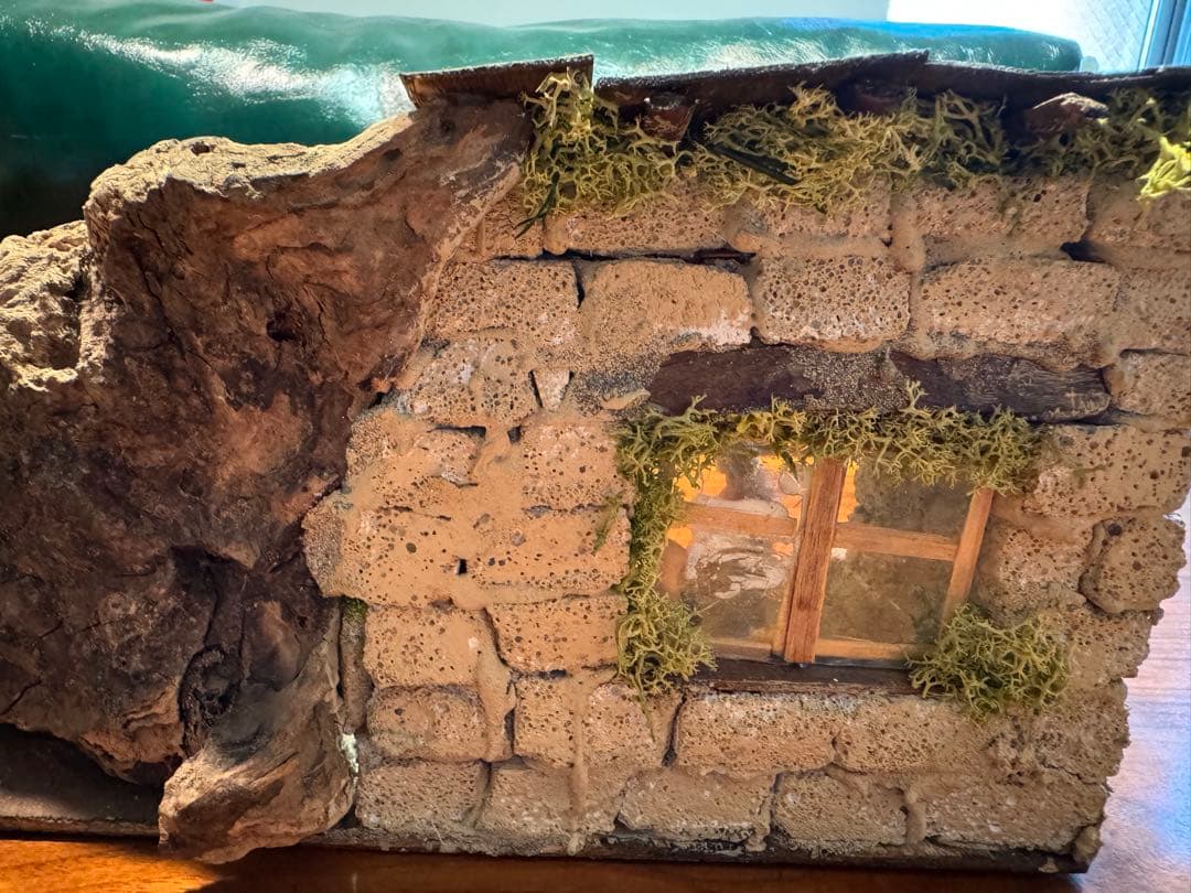 イタリア製プレゼピオ(キリスト降誕)　　　　　　　イエス、マリア、ヨゼフ、ひつじ