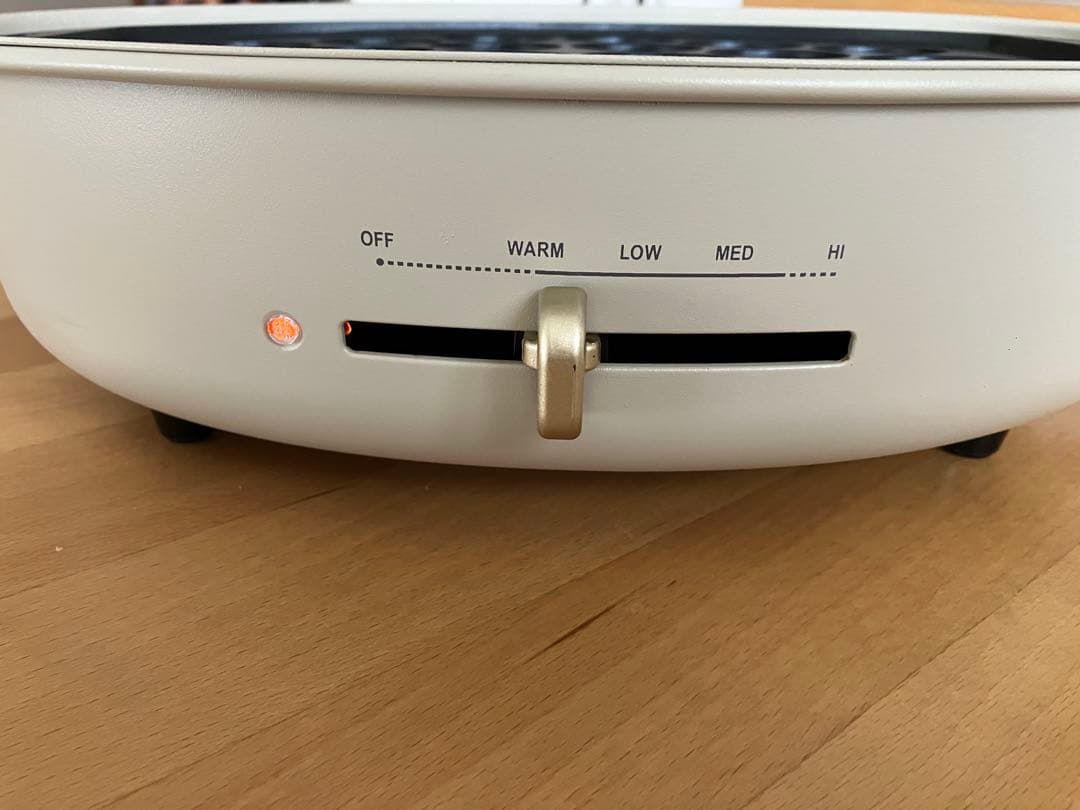 BRUNOブルーノ　オーバルホットプレート　グレージュ　BOE053