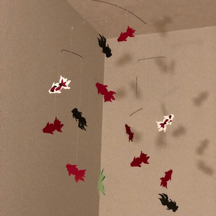 ハンドメイドモビール☺︎ ☁︎金魚の池☁︎ 【SOLD】