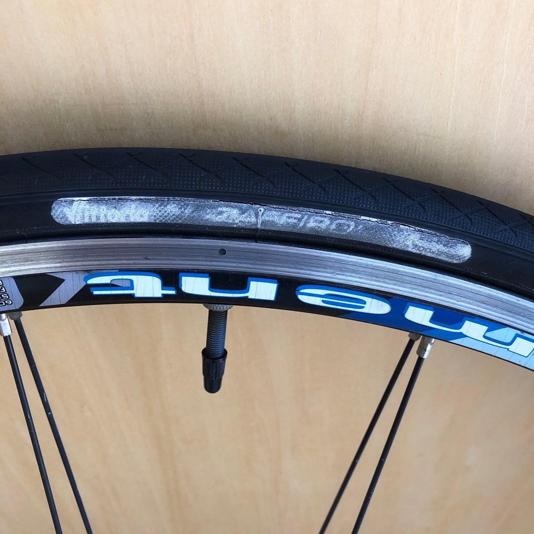 自転車ホイール前後セット　CS８速付き