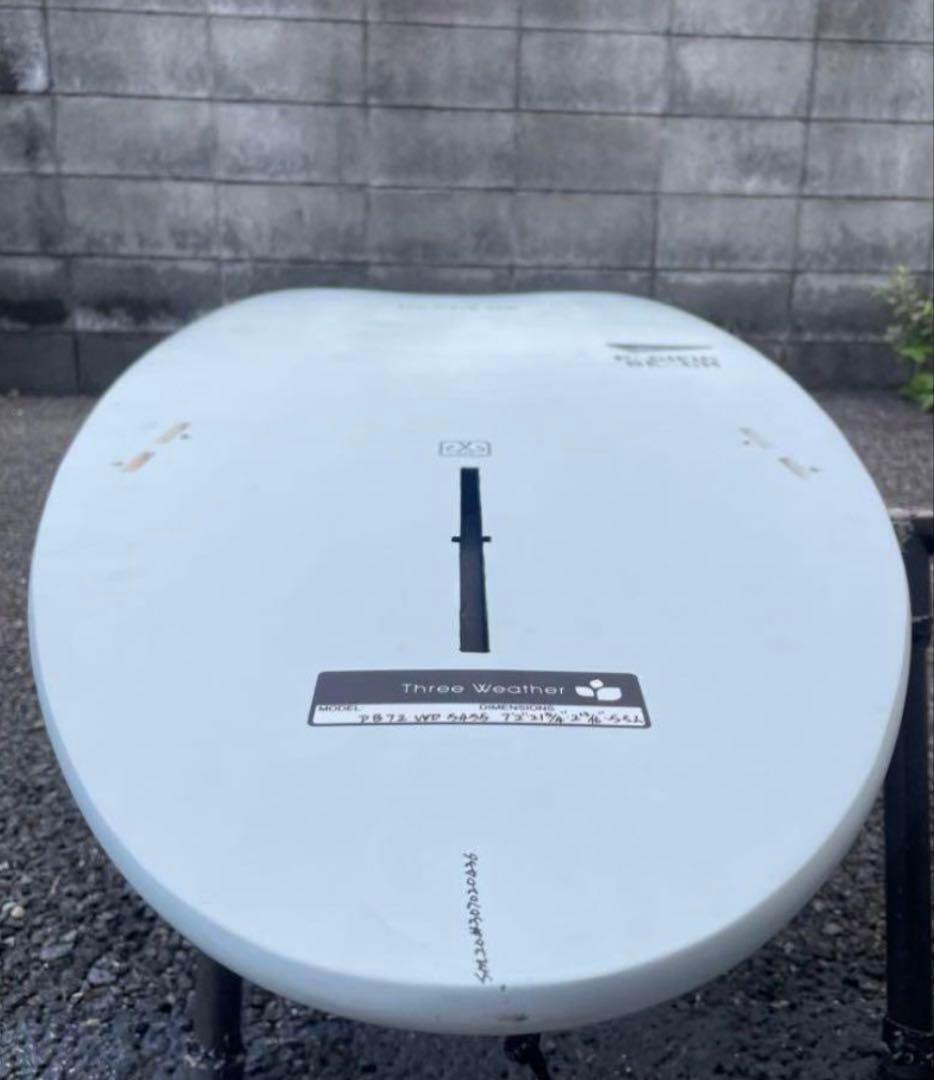 スリーウェザー サーフボード(7.2) 1回使用　ムサキラスポーツ