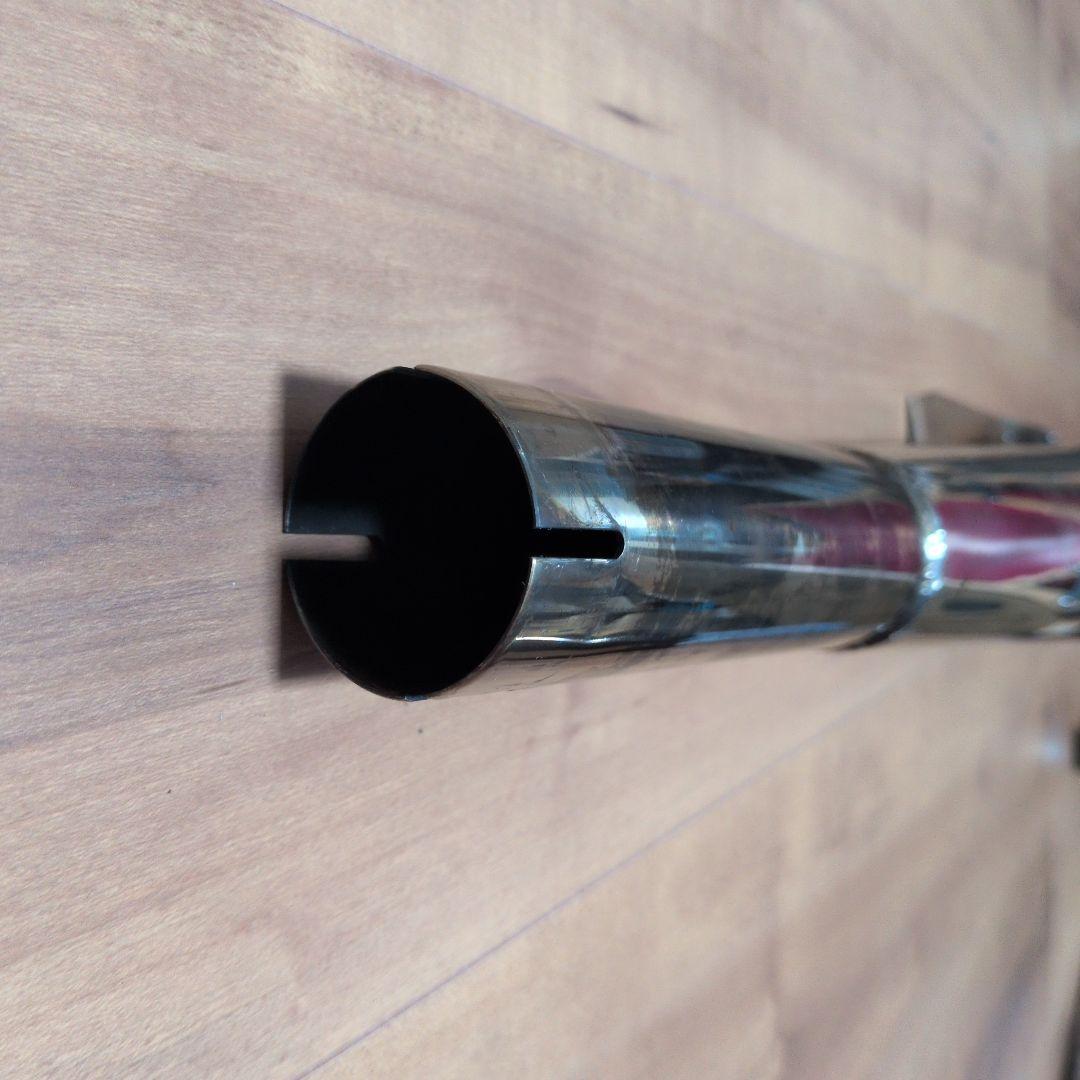 SR400 ステンレスマフラー テーパー形状