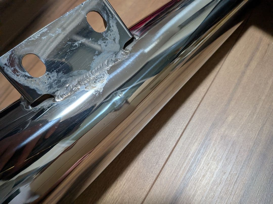 SR400 ステンレスマフラー テーパー形状