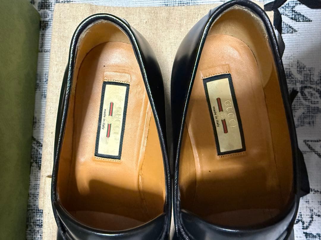 GUCCI　フリンジ　タッセル　ローファー　8 1/2