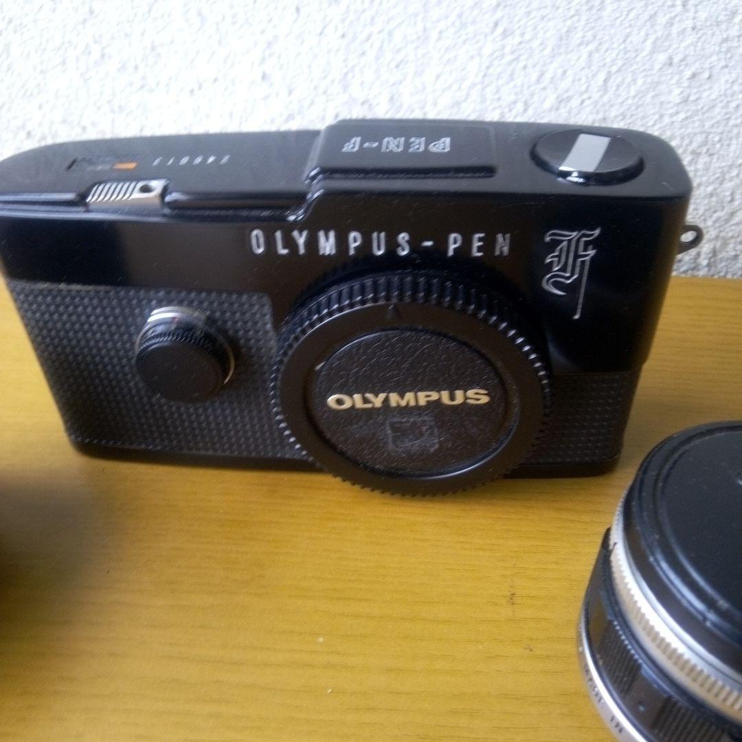 黒塗り Olympus PEN F フィルムカメラ実働品