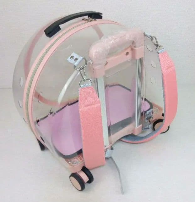 ペットキャリーバッグ キャスター付き 猫 キャリーバッグ *AR7