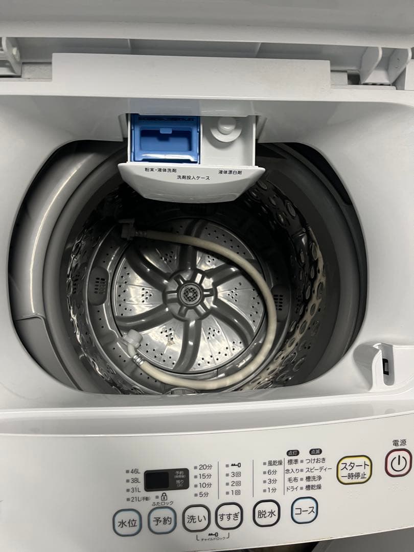 ELSONIC 全自動洗濯機 EM-L50S2 2022年製5キロ　T