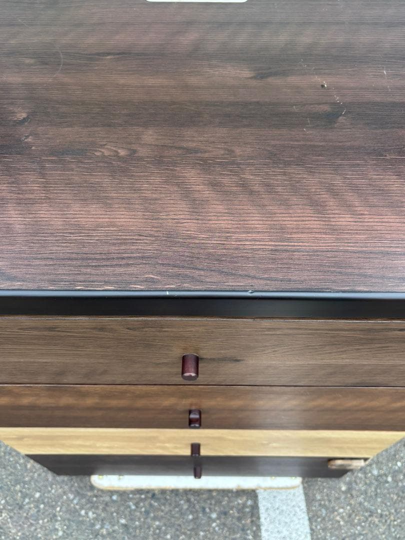 ニトリ NITORI チェストラック Nランダム60 ダークブラン