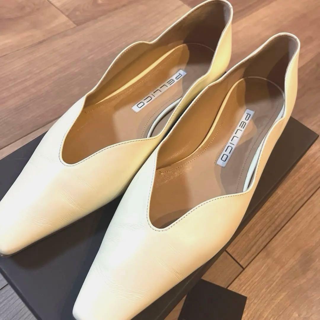 ペリーコ　PELLICO 38 フラットシューズ　白