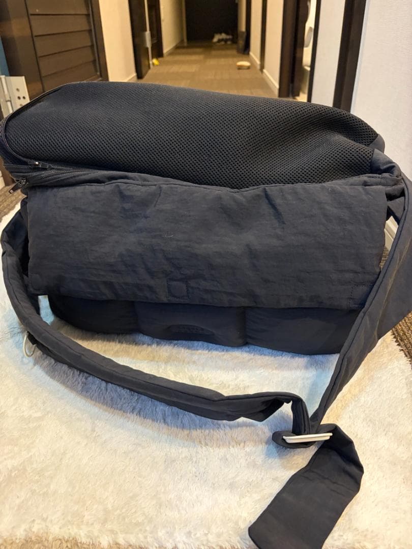 小型犬用スリングキャリー【DOUBLE COMMA】CLOUD BAG 黒 M