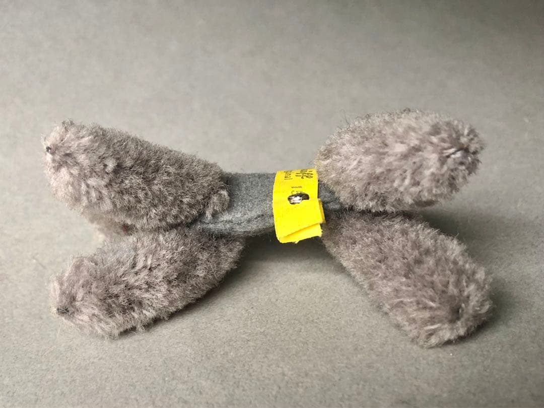 Steiff ポンポンプードル グレー