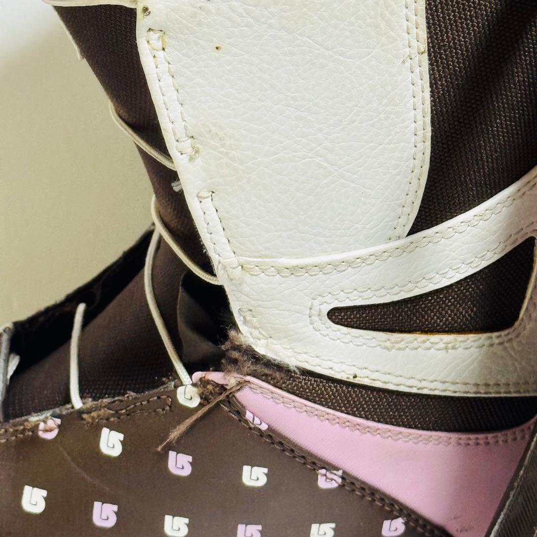 24.5cmバートンスノーボードブーツ(女性用) ブラウン/ピンク