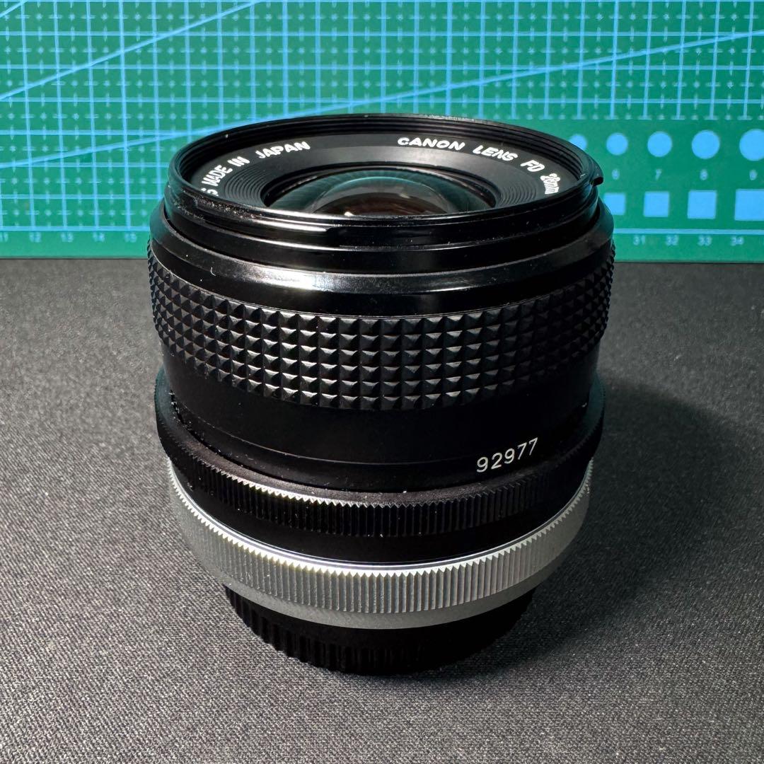 フィルムカメラ Canon FD 55mm 1:1.2 + FD28mm F2.8 S.C.