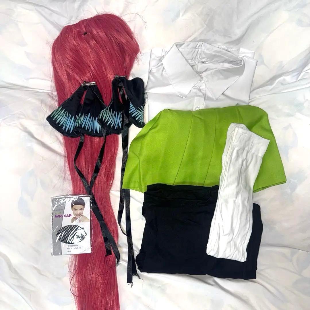 五等分の花嫁 中野二乃 コスプレ衣装 ウィッグ付きフルセット