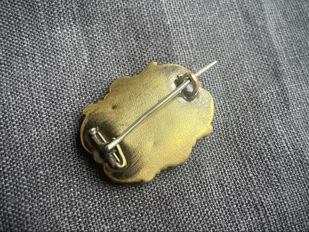 アンティーク モーニングジュエリー ブローチ イギリス