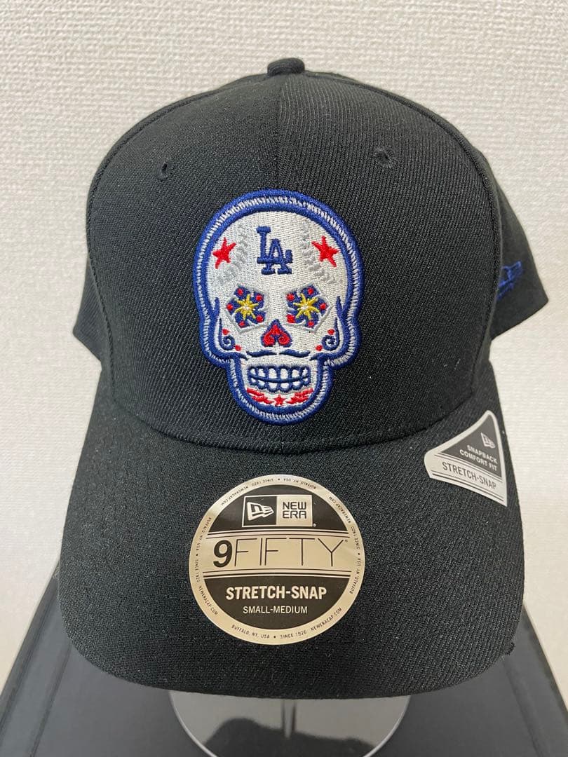 ニューエラ シュガースカル 9FIFTY LA キャップ ドジャース 黒　大谷