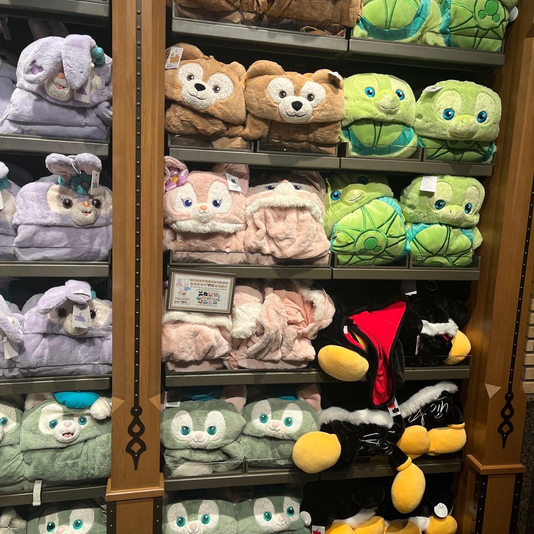 上海ディズニー　ダッフィーフレンズ　ブランケット　ジェラトーニ