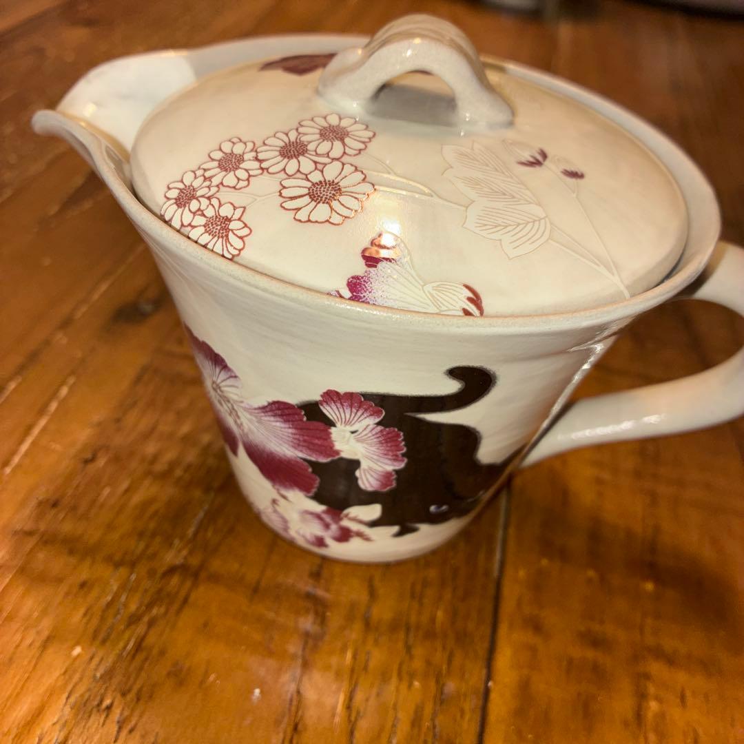 【新品】撫松庵　黒猫と花の食器セット