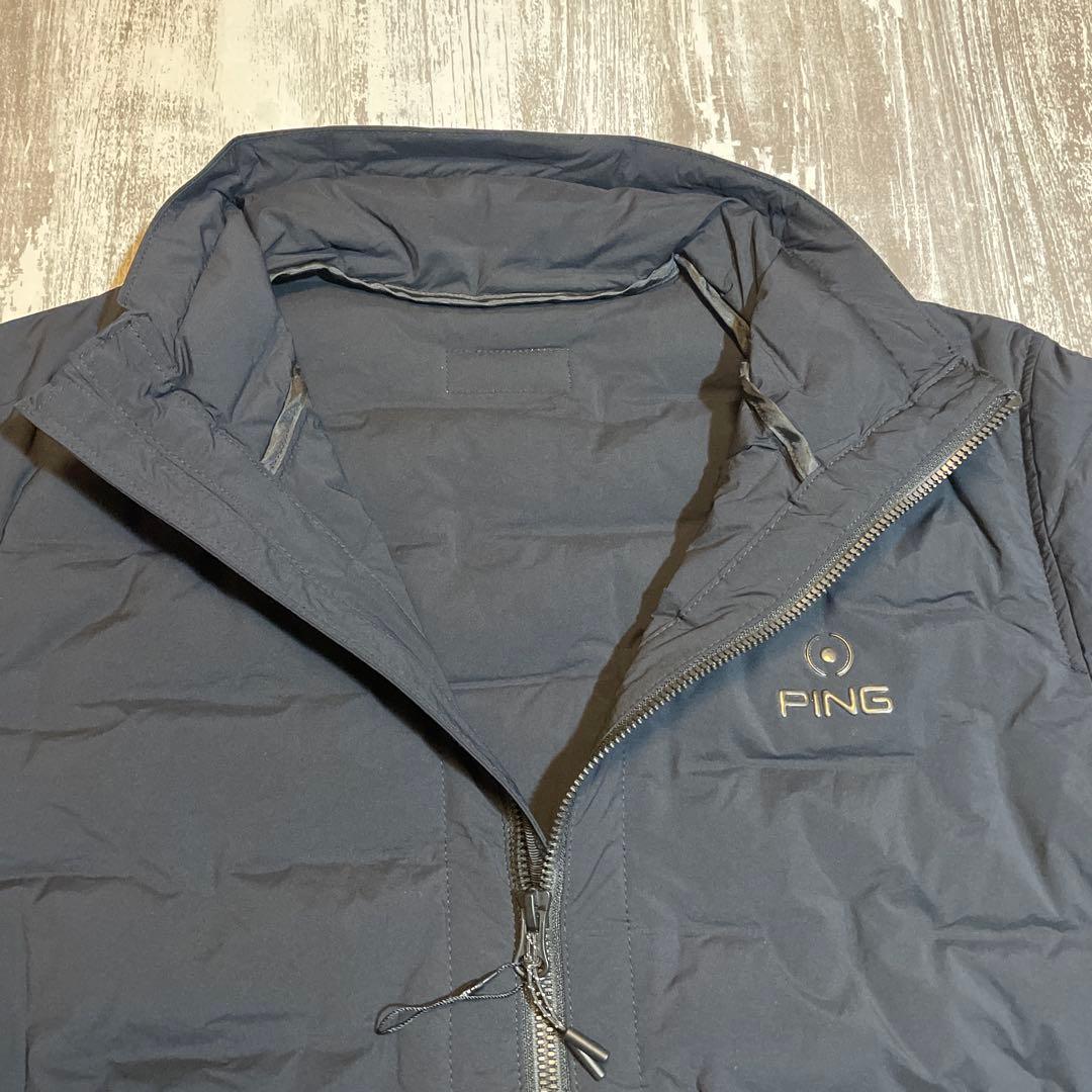 PING ピン　ゴルフウェア　フルジップ　ダウンブルゾン Sサイズ　ブラック