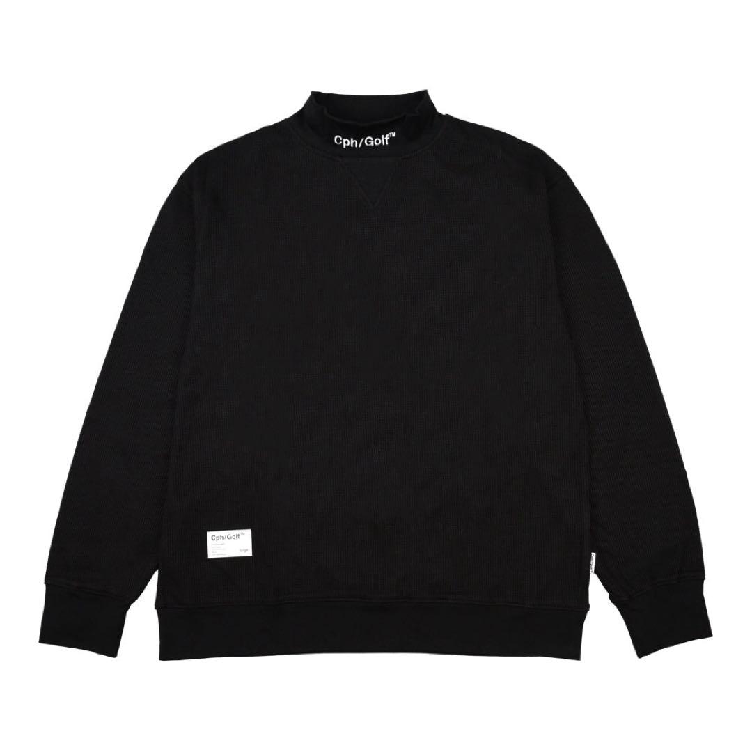 2026サーマルモックネックTシャツ　ブラックM 即完売品