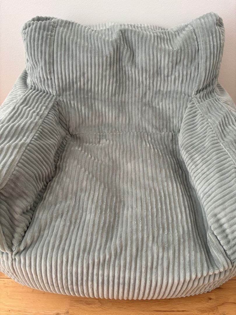 LOOSY1人掛けビーズソファミニ　ミント