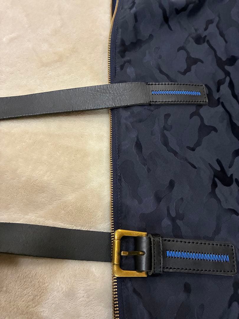 美品❗️MILESTO ミレスト2wayボストンバッグ ネイビー　迷彩柄