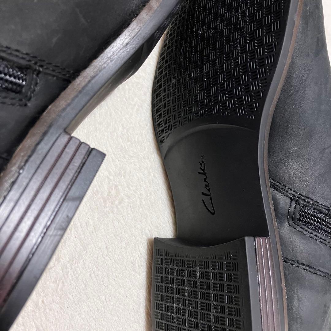 美品✨クラークス カムジン レザーショートブーツ サイドジップ コンフォート
