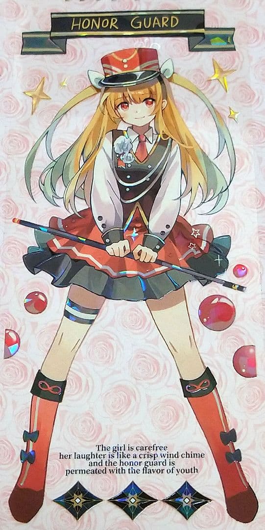 J604＃月光仪仗队(贝壳光)Menu切り売り海外人物マステ女の子