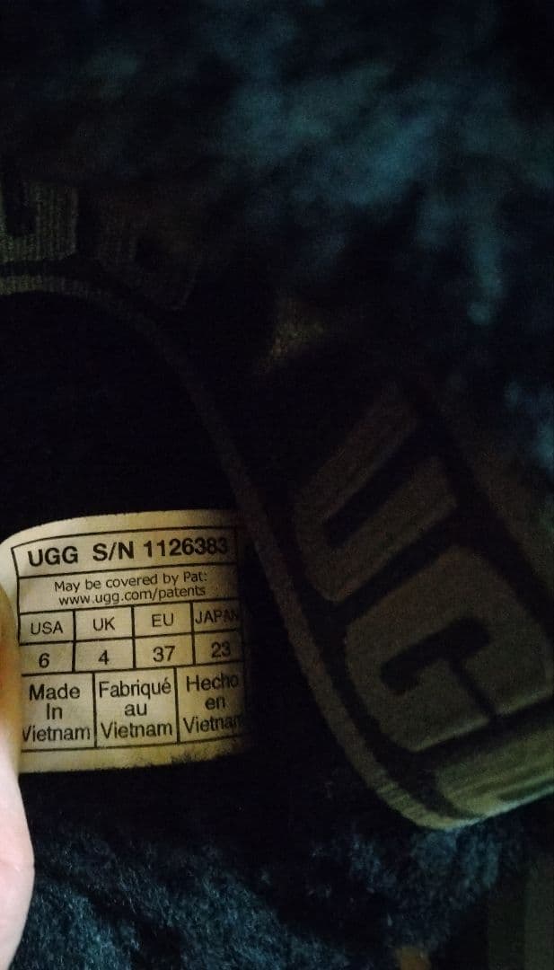 ゆ*ま様 【美品】UGG ディスコ ノット スライド 厚底サンダル ブラック 2