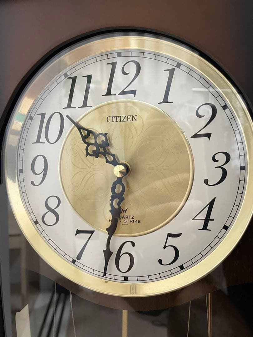 CITIZEN アンティーク 振り子時計 柱時計 ボンボン時計 壁掛け時計