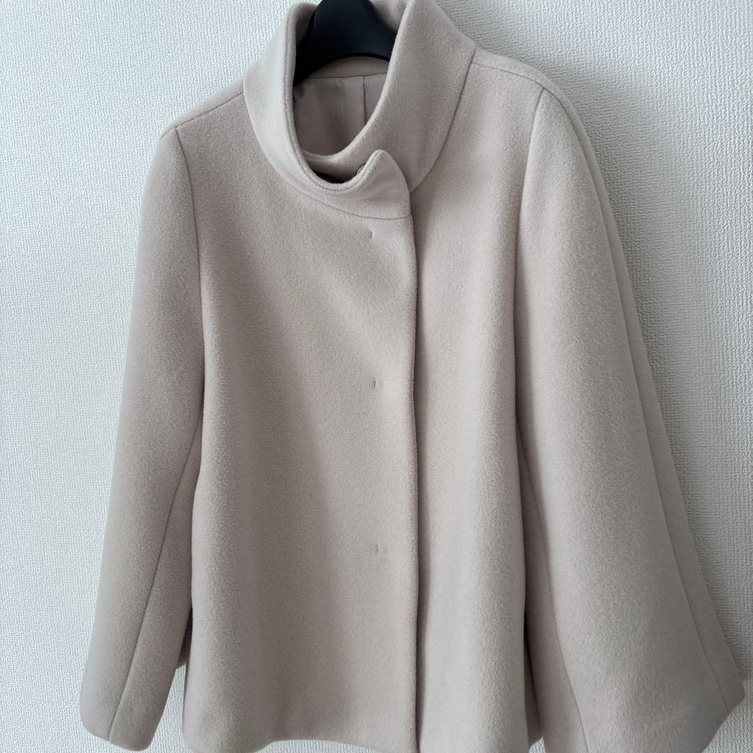 ANAYI ウールビーバーショートコート36