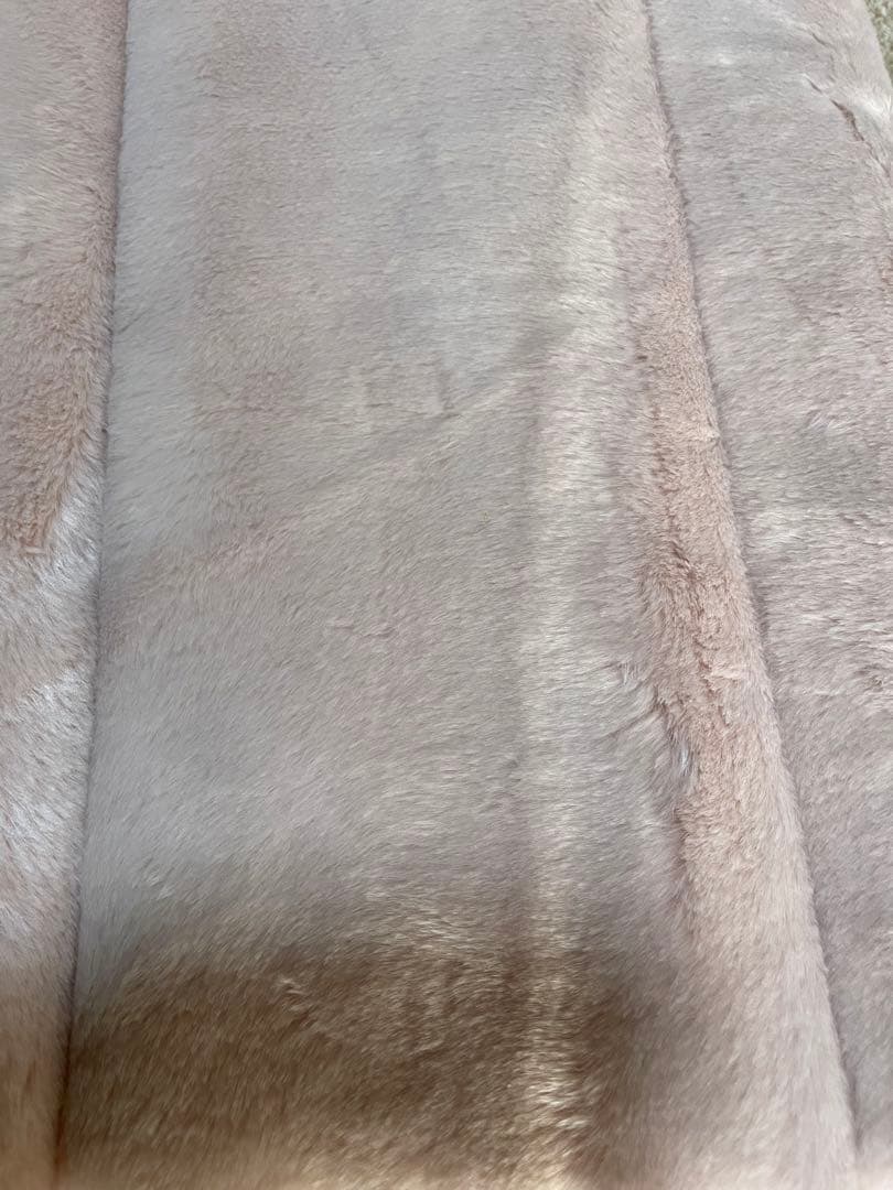 スーパームートン敷パッドS (遠赤外線加工)ピンク色