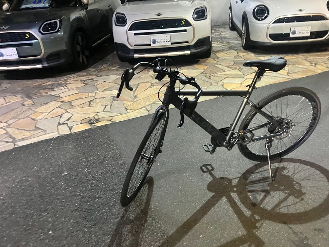 「(あさらーめん)」ESLUVEクロスバイクブラック