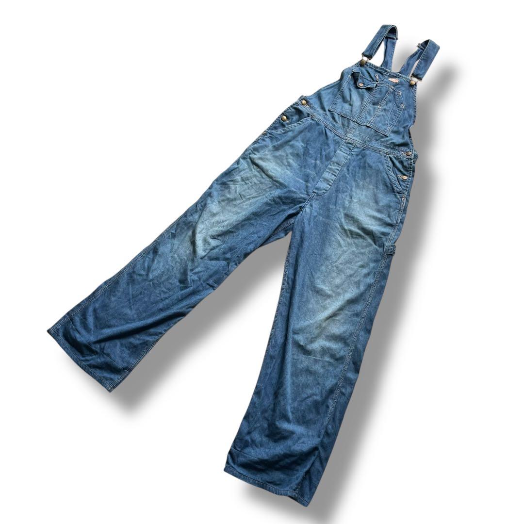 ONE-0-ONE ローバック デニム オーバーオール size 34