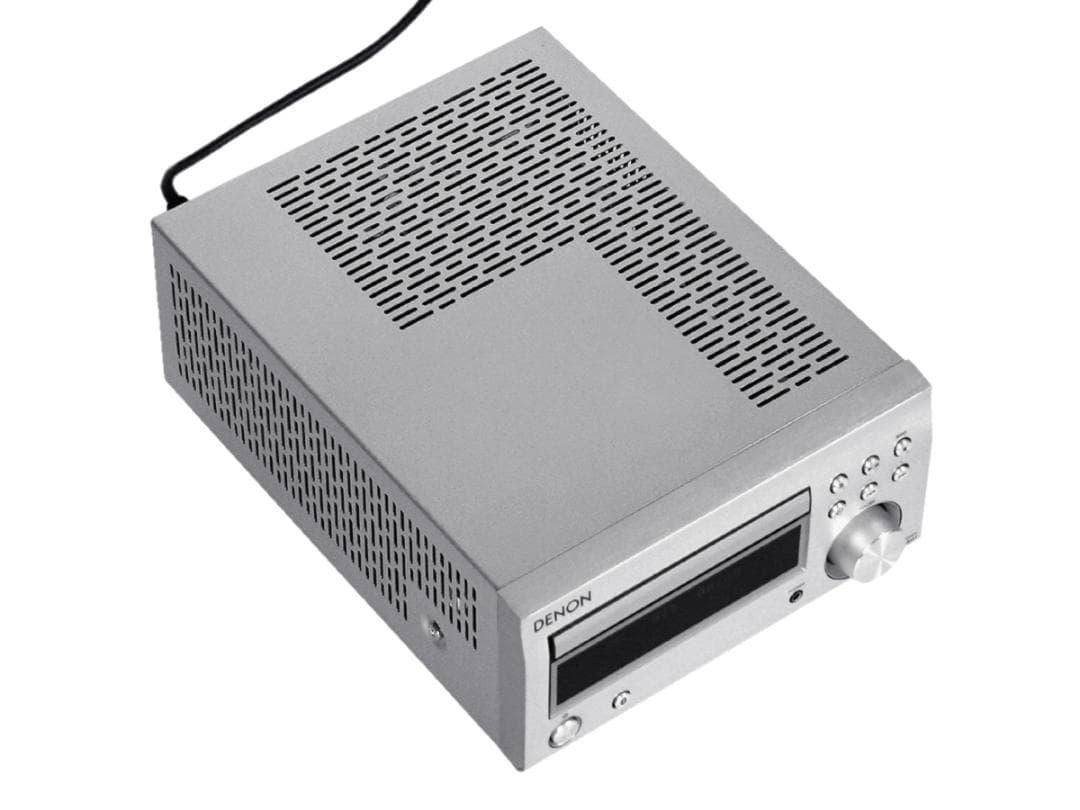 美品 DENON RCD-M41 CDレシーバー シルバー 2018年製 動作品