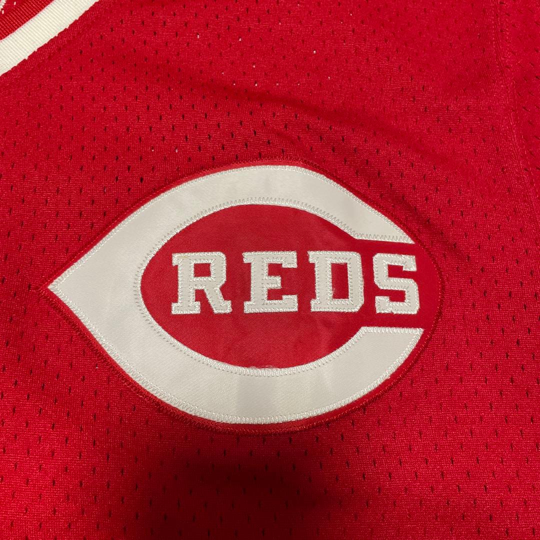 極美品 Mitchell & Ness REDS 5 BENCH Jersey