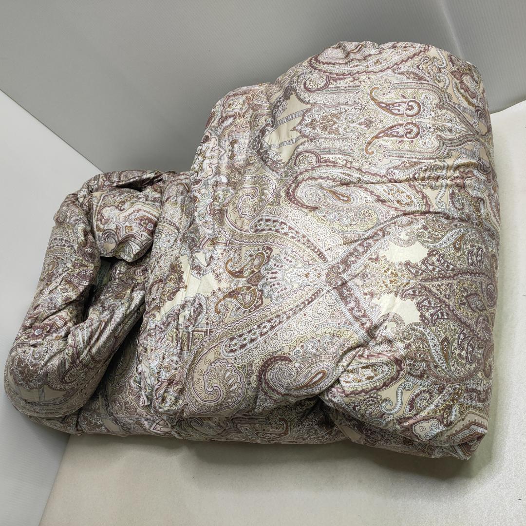 タグ付未使用 西川リビング ポーランド産マザーグース93％ 羽毛布団 シングル