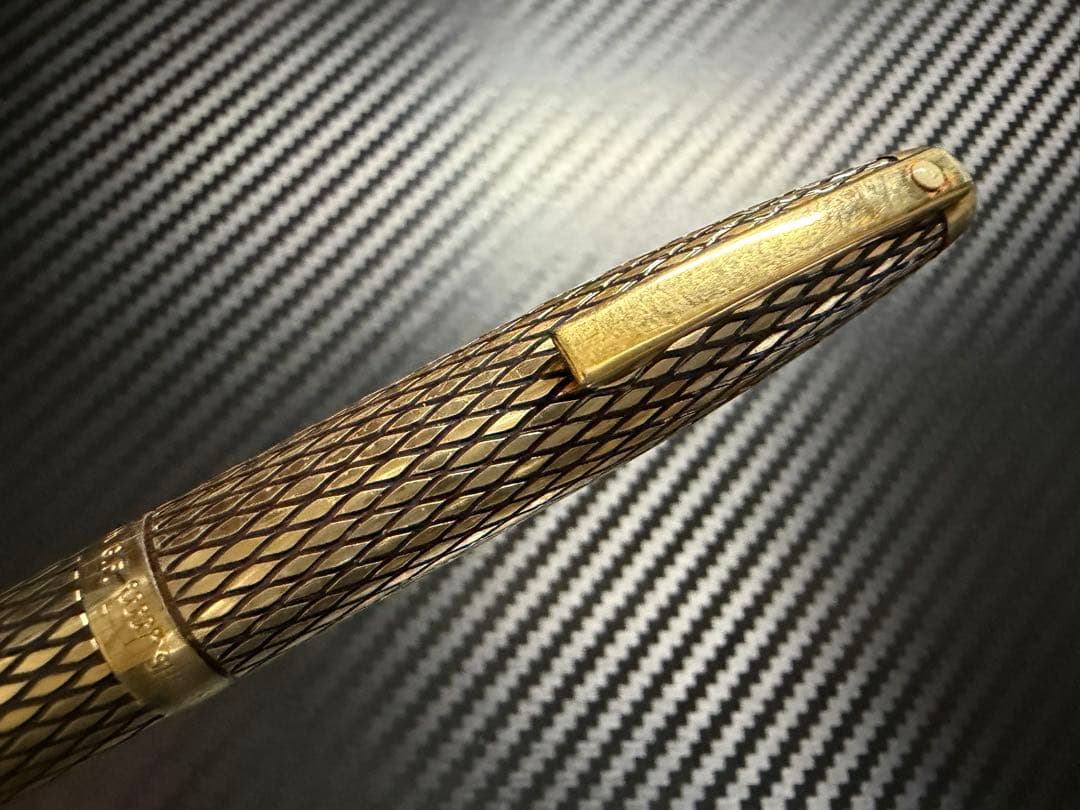 美品 シェーファー インペリアル ゴールド EF 極細字 万年筆