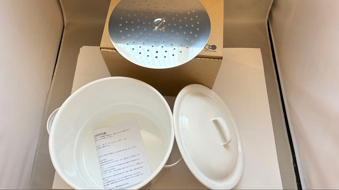 野田琺瑯 にちにち道具 蒸し器