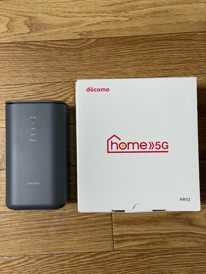 ルーター・ネットワーク機器 docomo 5g HR02 dark gray